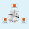 coffee powder + milk foam 2 in 1 semi-automatic coffee machine 20Bar extraction mocha Nestle espresso 1 cup / 2 cup, electronic button powder hammer 51mm touch sensing 1050W steam with foam starter