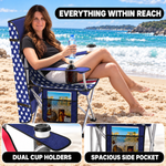 Camping Chair with Canopy – 2-Pack Folding Outdoor Chairs - 2