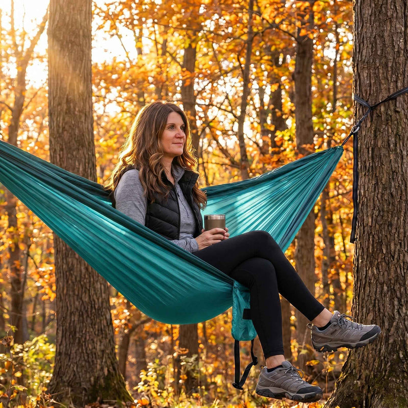ULTRA-LIGHT POP-UP HAMMOCK WITH MOSQUITO NET – SOLO, 660 LB MAX LOAD