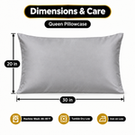 100% Viscose from Bamboo Pillowcases with Zipper, Set of 2 - 2