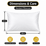 100% Viscose from Bamboo Pillowcases with Zipper, Set of 2 - 2