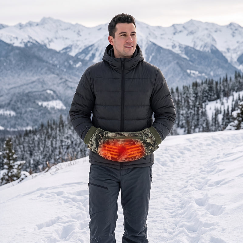 Rechargeable Hand Warmer Pouch – Electric Heated Hand Muff for Hunting, Golf & Outdoors - 2