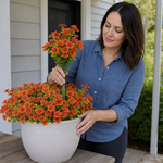 Artificial Fall Flowers for Outdoors – UV-Resistant, 12 Bundles - 2