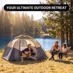 4-6 Person Instant Cabin Camping Tent with Rainfly & Carry Bag - 2