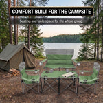 Outdoor 4-Piece Folding Chair and Table Set – Perfect for Camping and Picnics - 2