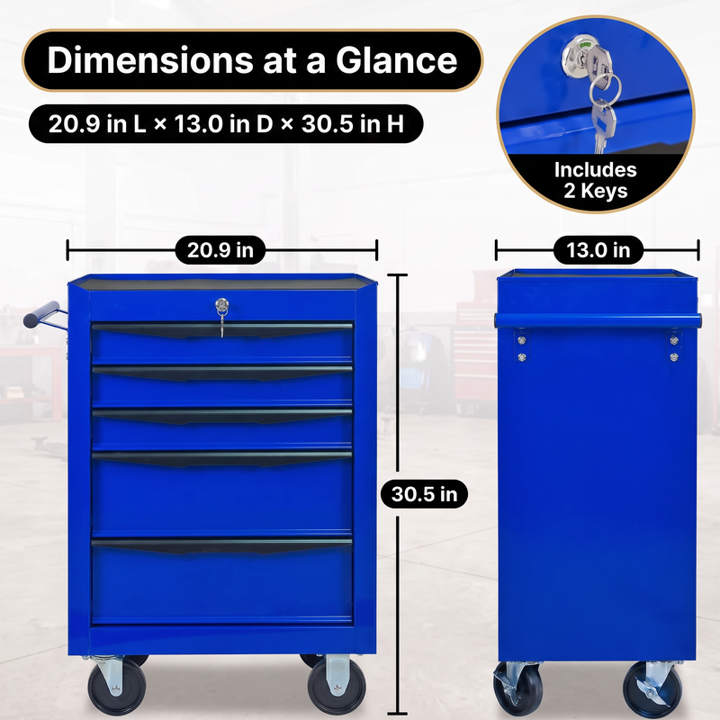 Portable Metal Tool Box Organizer – Compact & Large Options - 2
