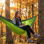 Over 600lbs Hammock, 1-2 person, Nylon with Mosquito Net - 2