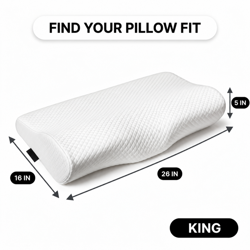 Contour Memory Foam Pillow – Butterfly, Wave & Classic Styles - 2