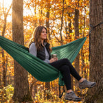Over 600lbs Hammock, 1-2 person, Nylon with Mosquito Net - 2