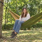 DOUBLE CAMPING HAMMOCK WITH REVERSIBLE BUG NET – 2 PERSON, 660 LB - 2