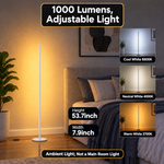 FLOOR LAMP – SMART RGBIC CORNER LAMP WITH MUSIC SYNC - 2