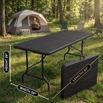 8 ft Heavy Duty Folding Table - 2
