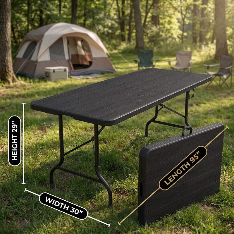 8 ft Heavy Duty Folding Table - 2