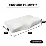 Contour Memory Foam Pillow – Butterfly, Wave & Classic Styles - 2