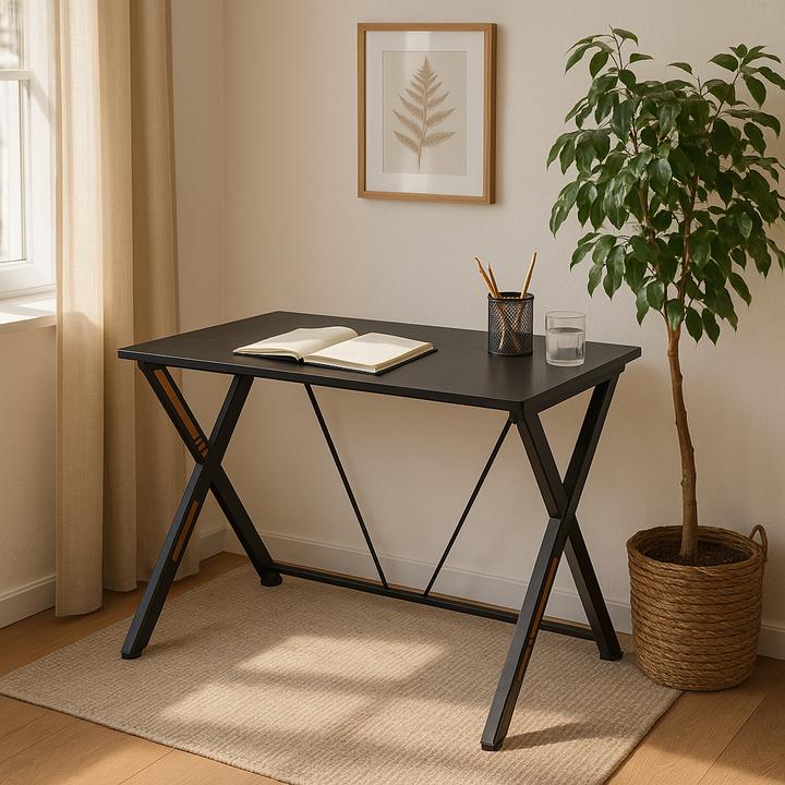 CompactEase Modern Ergonomic Desk for Small Spaces
