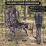Portable Heated Swivel Hunting Chair – Adjustable, Foldable Blind Seat - 2