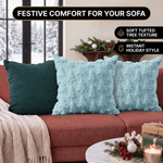 Christmas Pillow Covers 18x18 – Decorative Set of 2 - 2