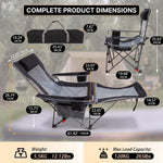 Premium Reclining Outdoor Camping Chair – Adjustable Comfort Seat - 2