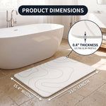 STONE BATH MAT – QUICK-DRY DIATOMACEOUS EARTH SHOWER MAT - 2