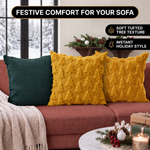 Christmas Pillow Covers 18x18 – Decorative Set of 2 - 2