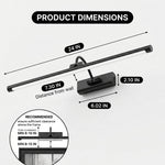 Battery Operated Picture Light for Wall - Rechargeable Cordless LED Art Light with Remote, Timer and Dimming - 2