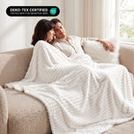 Throw Blanket – Soft, Lightweight Ribbed Design - 2