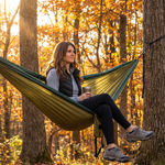 Over 600lbs Hammock, 1-2 person, Nylon with Mosquito Net - 2