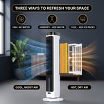 3-in-1 Evaporative Air Cooler Tower Fan with Remote Control - 2