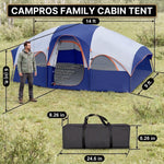 5–8 PERSON FAMILY DOME CAMPING TENT – WATERPROOF OUTDOOR TENT WITH RAINFLY & CARRY BAG - 2