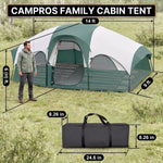 5–8 PERSON FAMILY DOME CAMPING TENT – WATERPROOF OUTDOOR TENT WITH RAINFLY & CARRY BAG - 2