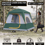 2-4 Person Dome And Cabin Camping Tents - 2