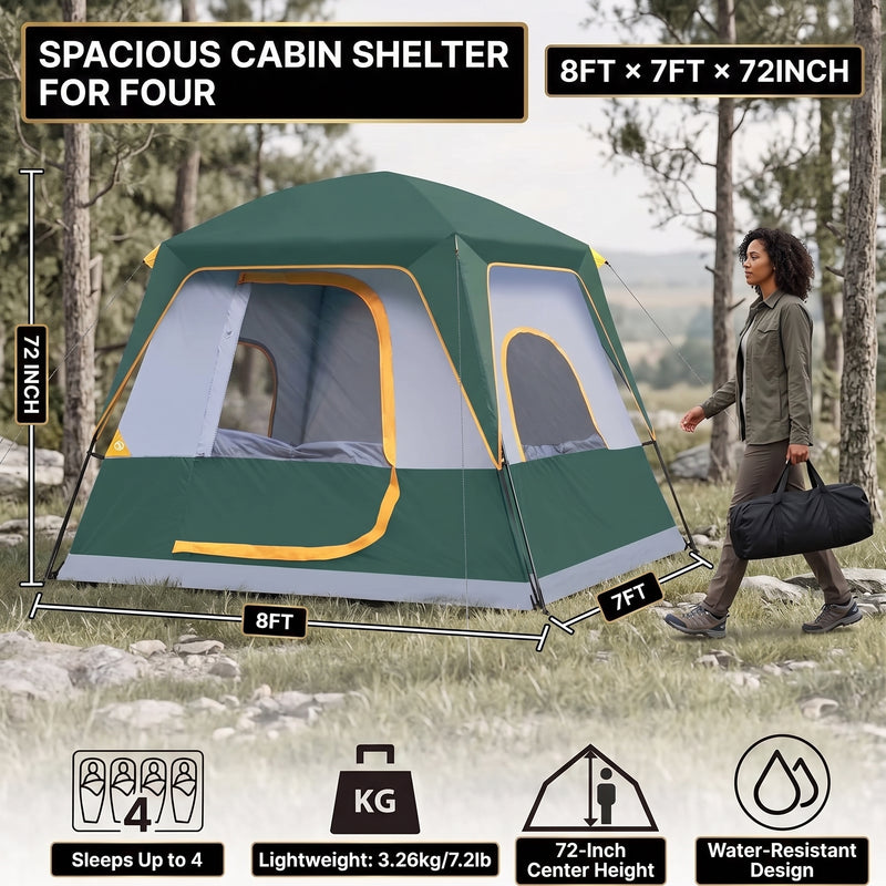 2-4 Person Dome And Cabin Camping Tents - 2