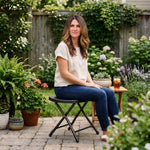 Foldable Table & Step Stool – Heavy-Duty, Portable, Adjustable Height, Indoor/Outdoor Use - 2