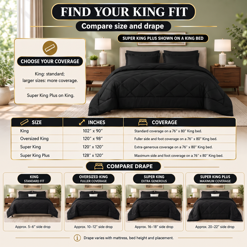 BEDDING SETS – 7-PIECE COMFORTER SET WITH SHEETS - 2