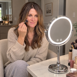 Double-Sided Magnifying Makeup Mirror – LED, Rechargeable, Height-Adjustable - 2