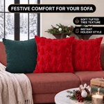 Christmas Pillow Covers 18x18 – Decorative Set of 2 - 2