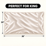 Pillowcases, Set of 2 – Viscose from Bamboo or Polyester Satin - 2