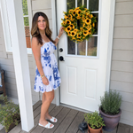 Sunflower Wreath for Front Door – Summer Floral Porch Décor - 2