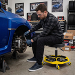 360° Swivel Pneumatic Mechanic Stool — 300–330 lbs Capacity, Padded Seat | Trufairs - 2
