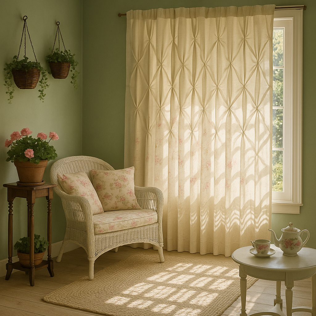 Madison Park Laurel Tufted Semi-Sheer Shower Curtain - 72x72 Inch Premium Polyester Bathroom Curtain with Pin-Tuck Design & Machine Washable Care