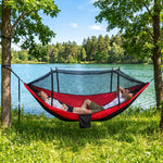 Camping Hammock with Mosquito Net – 1-2 Person, Nylon - 2