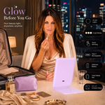 Portable LED Makeup Mirror – Rechargeable, Adjustable Brightness, Compact & Travel-Friendly - 2