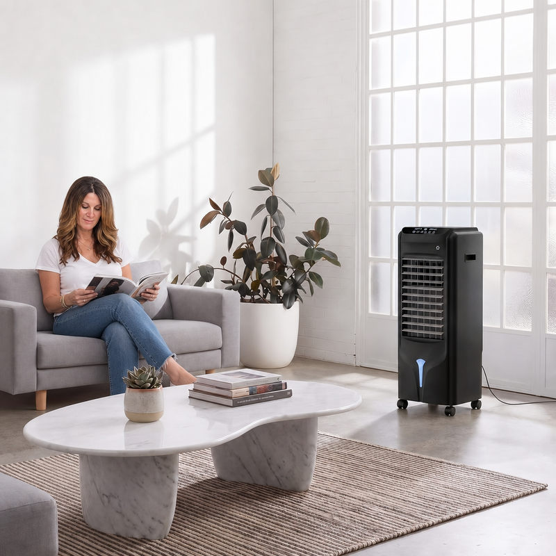 3-in-1 Evaporative Air Cooler Tower Fan with Remote Control - 2