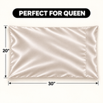 Pillowcases, Set of 2 – Viscose from Bamboo or Polyester Satin - 2