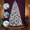 7.5ft PE/PVC Hard Needle Mixed Automatic Christmas Tree with 400 Multi-Color LED Lights and 1523 PE & PVC Mixed Branch Tips | Trufairs