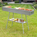 PORTABLE CHARCOAL HIBACHI GRILL – COMMERCIAL-QUALITY FOLDABLE BBQ GRILL FOR CAMPING, BACKYARD & OUTDOOR COOKING - 2