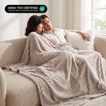 Throw Blanket – Soft, Lightweight Ribbed Design - 2