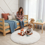 Faux Rabbit Fur Shaggy Rug – Ultra Soft Fluffy Machine Washable Area Rug for Bedroom, Living Room & Teen Room - 2