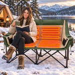 Double Heated Camping Chair with 3 Heat Levels & USB Power Pocket - 2