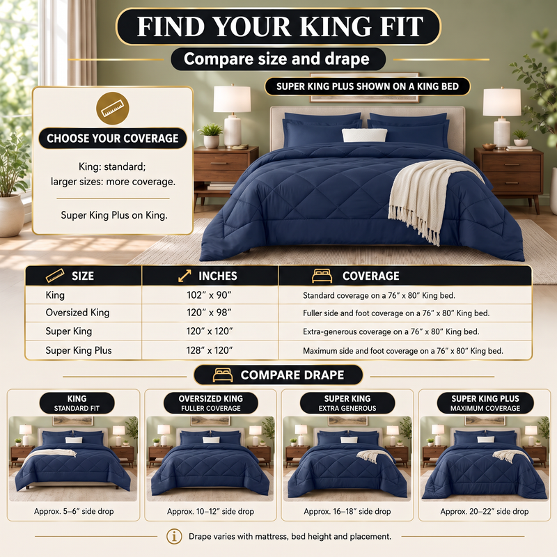 BEDDING SETS – 7-PIECE COMFORTER SET WITH SHEETS - 2